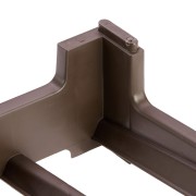 Cantinetta portabottiglie sovrapponibile a 6 posti marrone dettaglio