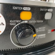 Stufa elettronica a combustibile liquido 3000W Corona RX 3085 Tecno Air System linea plus SC109G regolatore potenza