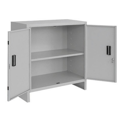 Pratiko armadio mini in metallo L100xP40xH80 cm grigio
