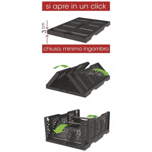 Cassetta multiuso apri/chiudi Oplà panna 2