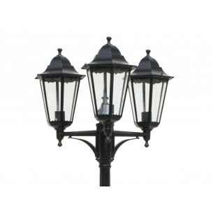 Lampione palo triplo Londinese da esterno 2