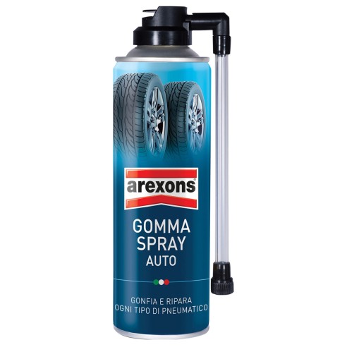 Gomma spray auto 300ml gonfia e ripara pneumatici Arexons 8473 Yagos