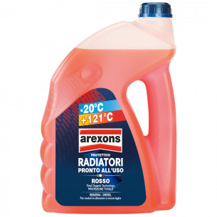 Protettivo radiatore rosso -20°C 4,5L liquido Arexons 80142 Yagos.it