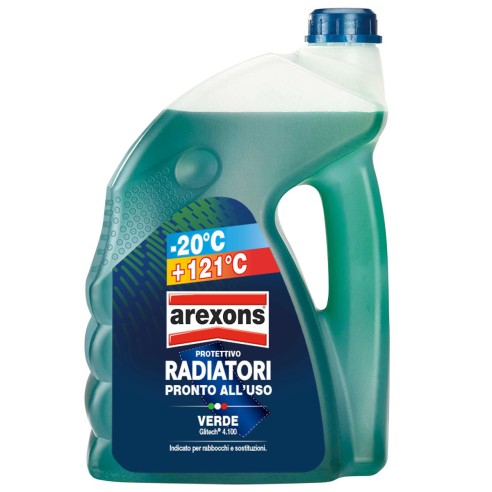 Protettivo radiatore verde -20°C 4,5L liquido Arexons 8051