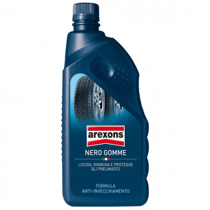 Nero gomme liquido 1L detergente pneumatici Arexons 8377