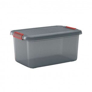 Kis contenitore K Latch box S grigio trasparente