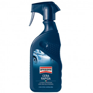 Cera rapida con cera carnauba carrozzeria lucidante Arexons 8280