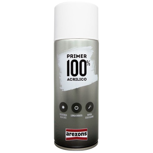 Primer 100% acrilico fondo aggrappante plastica 400ml resina Arexons 3441