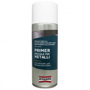 Primer speciale per metalli fondo riempitivo bianco 400ml Arexons 3432