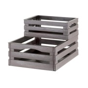 Bama cassetta milleusi Tina antracite impilabile