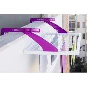 Stendino da balcone regolabile E,vento Bama fucsia