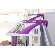 Stendino da balcone regolabile E,vento Bama fucsia