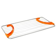 Stendino da balcone inox e resina arancione