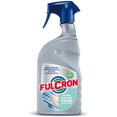 Fulcron super pulitore vetri antigoccia 750 ml