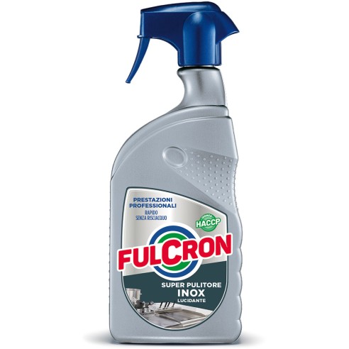 Fulcron super pulitore inox lucidante 750 ml