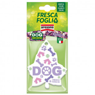 Profumatore Fresca foglia Dog cartonfeltro specchietto retrovisore Arexons 2