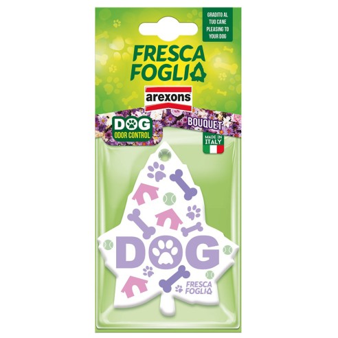 8002565018553 Bouquet 1855 Profumatore Fresca foglia Dog cartonfeltro specchietto retrovisore