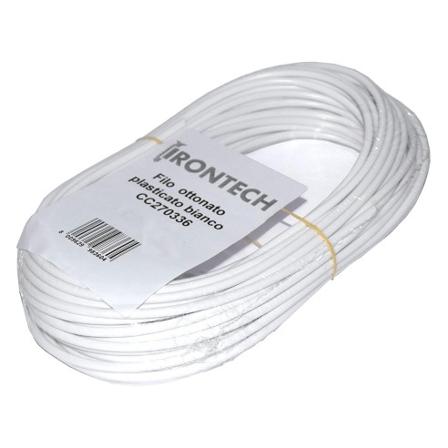 Filo per stendere i panni bianco