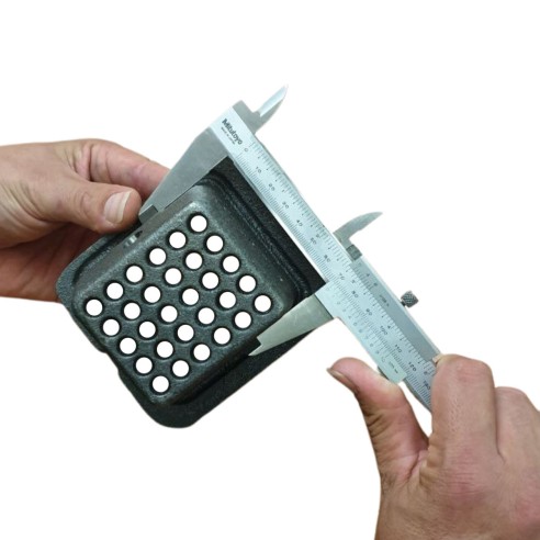 Braciere per stufa a pellet Qlima Fiorina 74-Eleonora 74-Fiorina 90-TBH570-TBH564 dimensioni profondità