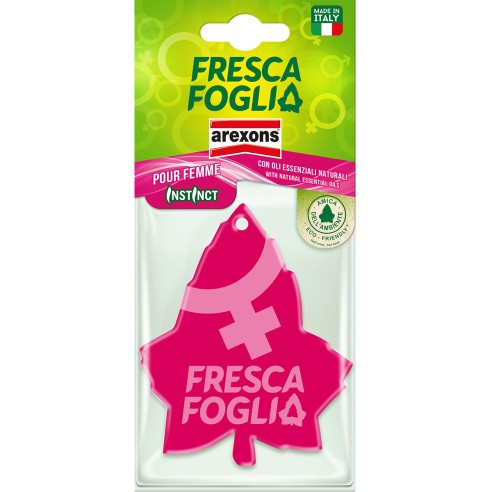 8002565016368 Pour Femme 1636 Profumatore Fresca foglia Instinct cartonfeltro specchietto retrovisore