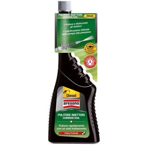 Pulitore iniettori Common Rail Diesel 250 ml additivo motore Arexons 9830