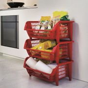 Cestello Magic milleusi impilabile 54x38 cm rosso