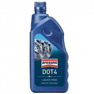 Liquido freni DOT 4 fluido sintetico 1L Arexons 8111
