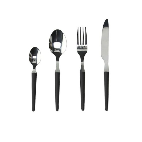 Tognana Servizio posate acciaio Zen 24pz nero