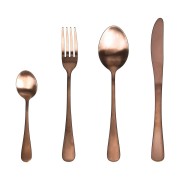 Servizio posate acciaio inox Odette 24pz rame Tognana
