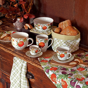 Tazzine caffè con piattino 80 cc Florence multicolor 6pz 2