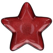 Piatto Stella 24 cm Estrella rosso Tognana