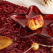 Piatto Stella 24 cm Estrella rosso Tognana