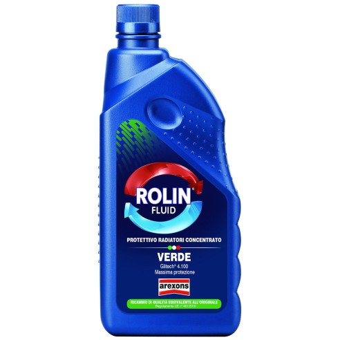 Protettivo radiatore verde Rolin Fluid concentrato pluristagionale 1L Arexons 8002
