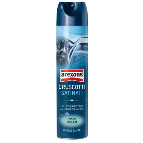 Pulitore cruscotti satinati Ocean 600 ml detergente interno Arexons 8297