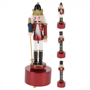 Carillon schiaccianoci H 22 cm assortito H&S Collection