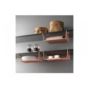 Cestello-sottoripiano-multiuso-Metaltex-Kanguro-40-Copper-rame