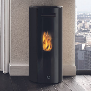 Stufa a pellet canalizzabile Spy110+ Nero Opaco EK63
