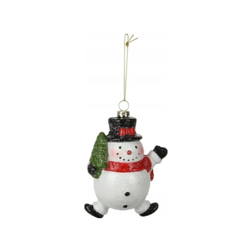 Pendente pupazzo di neve 9x5xh11 cm
