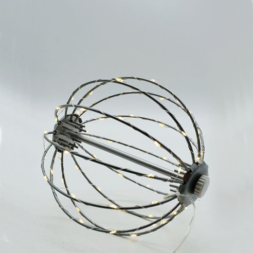Sfera in metallo 3D 200 nano LED luce...