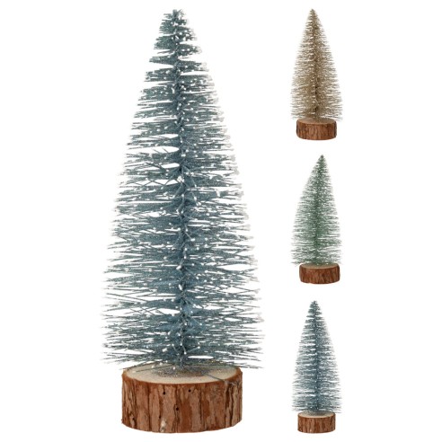 Alberello glitter H25 cm blu assortito H&S Collection