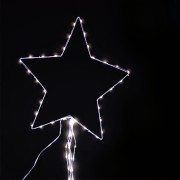 Cometa in metallo 320 nano LED luce fredda effetto caduta telecomando Prequ D3765