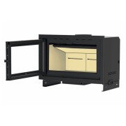 Camino a legna Screen Evo 100 focolare aperto