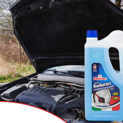 Liquido radiatori blu antigelo -20°C 2L