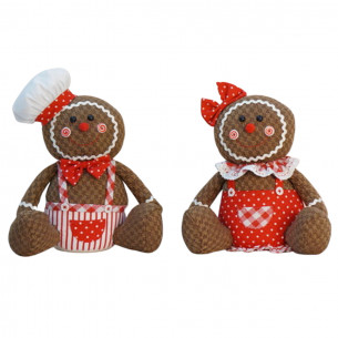 Omino Pan di zenzero pupazzo assortito