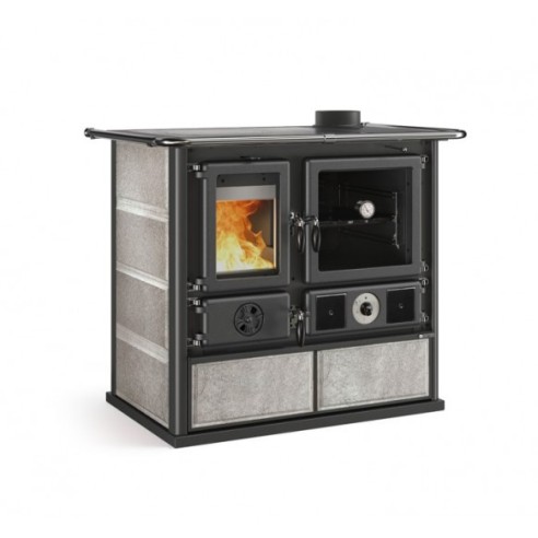 Termostufa cucina a legna TermoRosa Pietra La Nordica