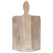 Tagliere in legno di mango decorato con manico Xmas Nature