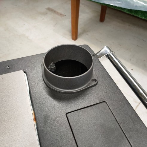 Cucina a legna Family 4.5 Bianco La Nordica scarico