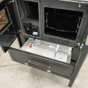 Cucina a legna Family 4.5 Cappuccino La Nordica cassetto