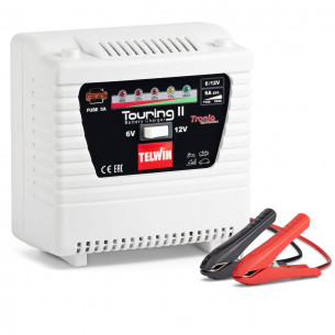 Caricabatterie Touring 11 batterie WET GEL Pb-Ca AGM MF EFB 6V 12V Telwin 807591