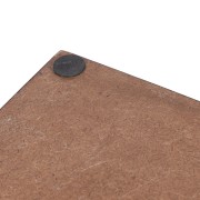 Vassoio natalizio quadrato 35x35cm in legno di mango Xmas Nature fondo